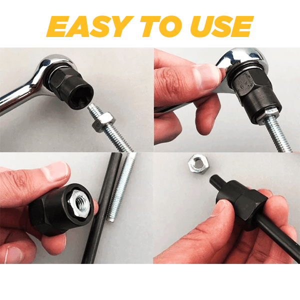 Universal Damaged Bolt Extractors (Set of 10)
