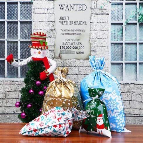 Drawstring Christmas Gift Bags(15 PCS)