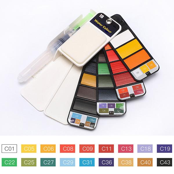 Premium Portable Watercolor Kit