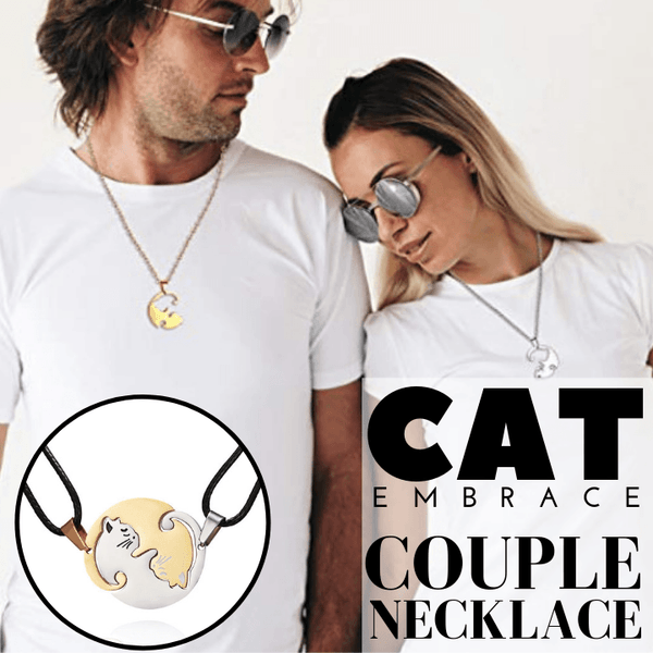 Couple Cat Necklace (2pcs)