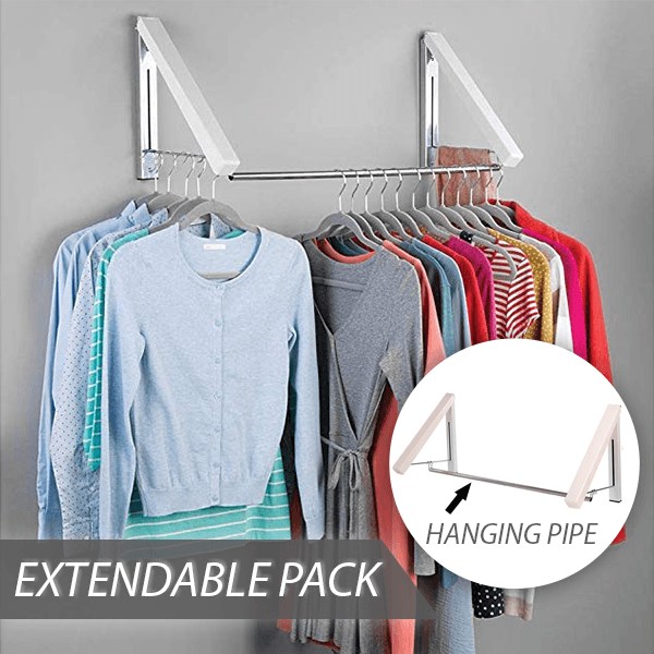 Foldable Wall-mounted Laundry Hanger